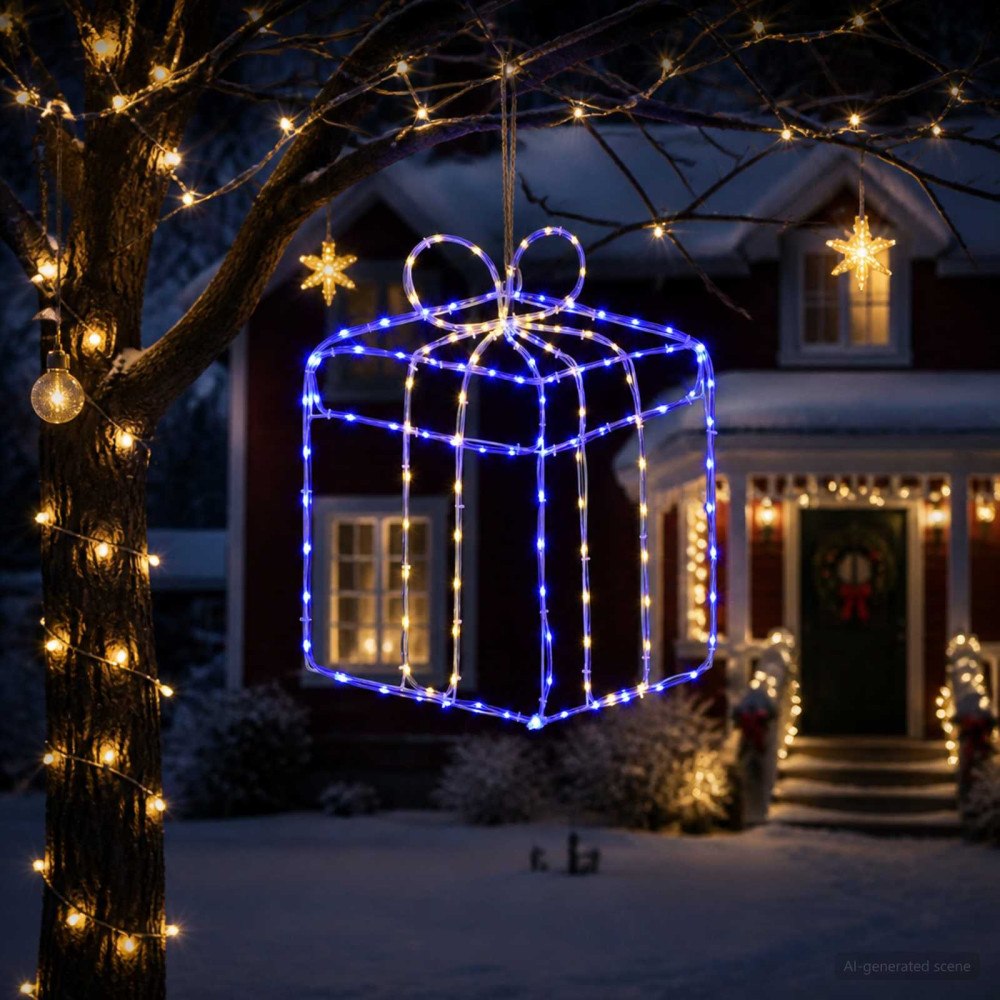 vidaXL Fönstersiluett julbelysning LOVIISA 200 LED-lampor