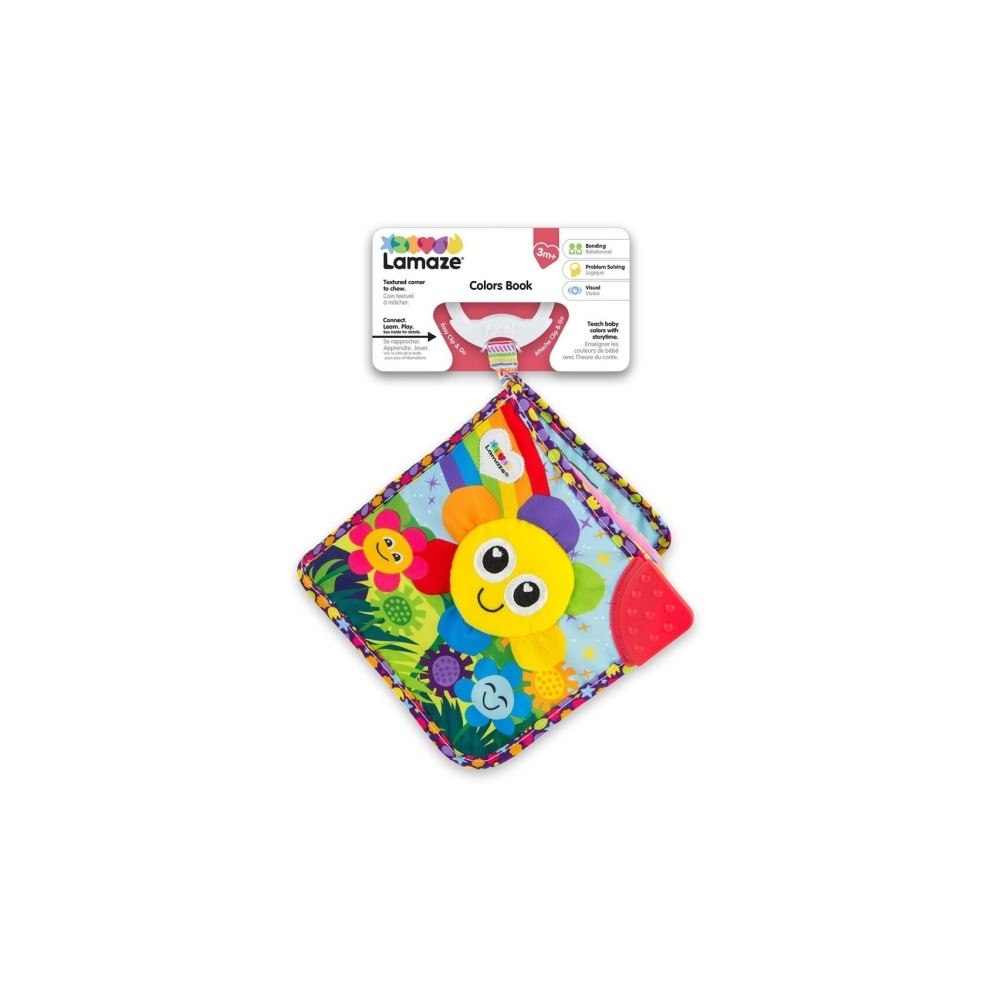 Lamaze Lamaze Colours Book tygbok med spegel, skallra och prasselfl...