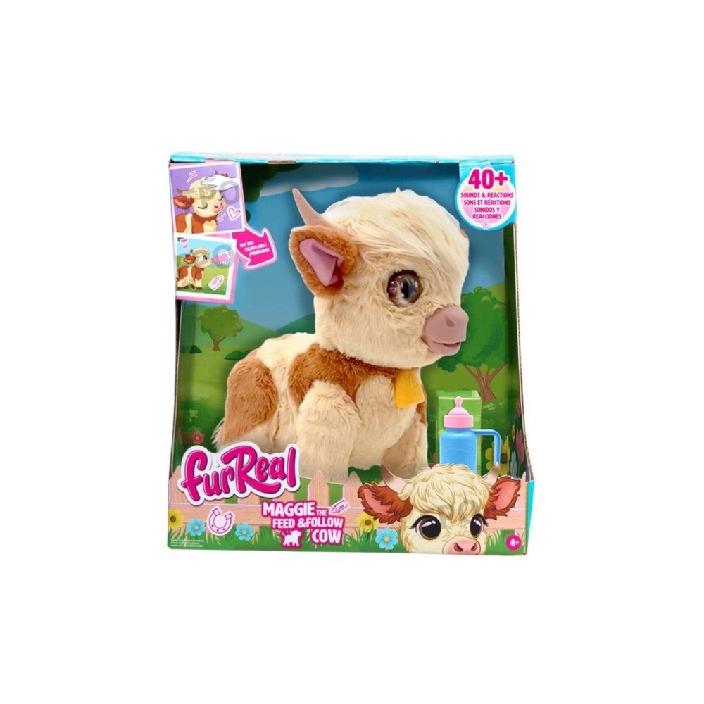 Fur Real FurReal Maggie The Feed & Follow interaktiv ko med flaska, 4...
