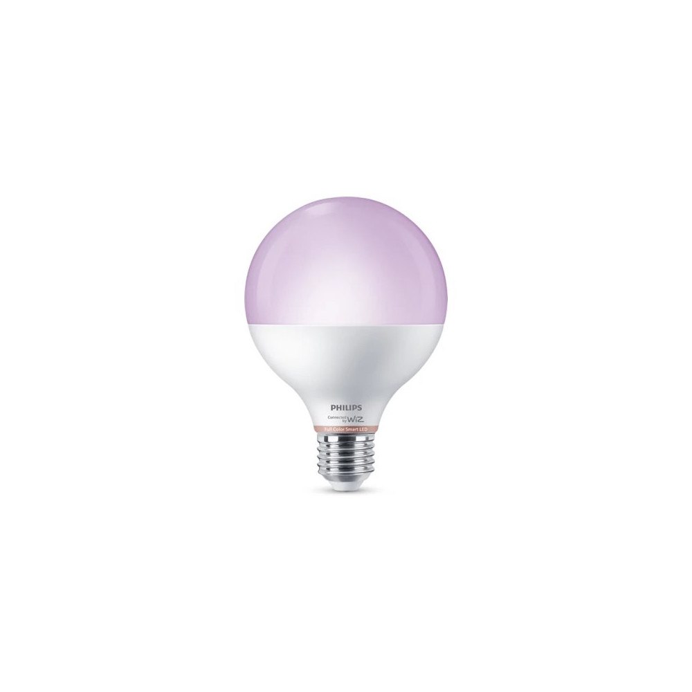 Philips Smart Philips Smart LED - LED-glödlampa - form: G95 - glaserad finish - E27 - 11 W - varmt till kallt vitt ljus - 2200-6500 K...