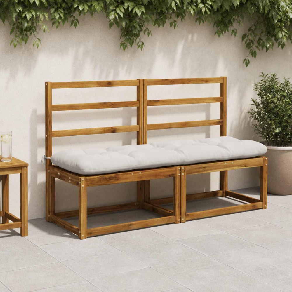 vidaXL Bänk kudde VIANEN 100% Polyester Vit 150 x 40 x 12 cm