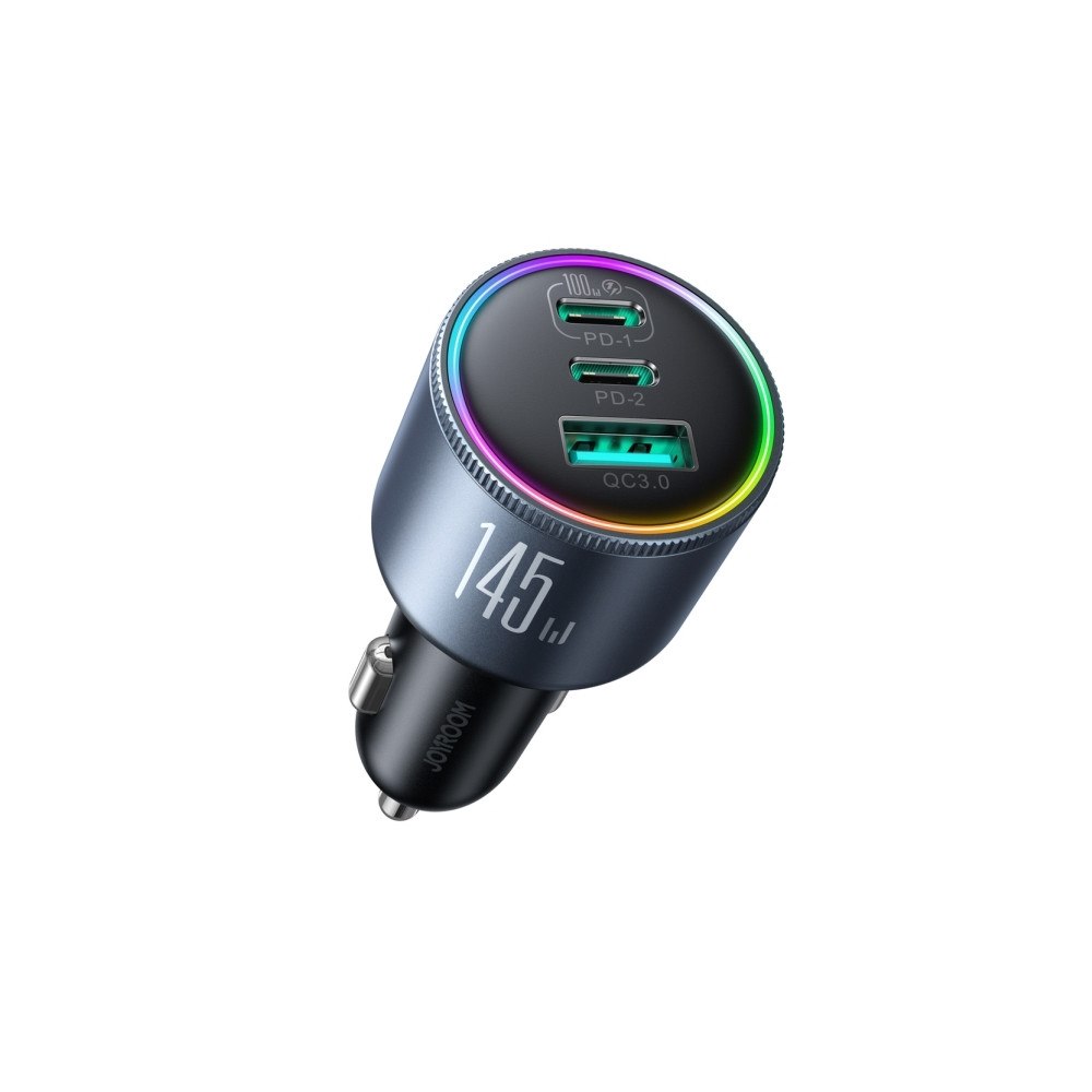 Joyroom Joyroom JR-CCN07 billaddare 145W, 2xUSB-C + USB-A, USB-C-kab...