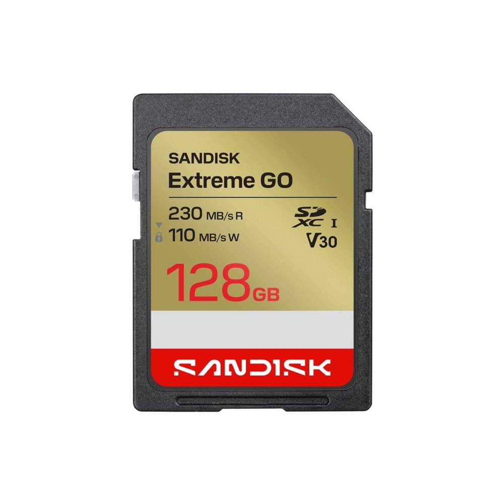 SANDISK SanDisk Extreme Go - flash-minneskort - 128 GB - SDXC UHS-I