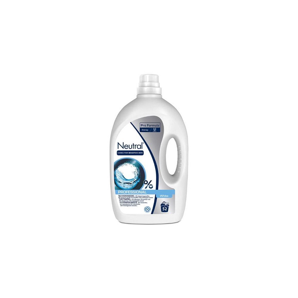 Neutral Tvättmedel NEUTRAL Pro F. White 2,6L