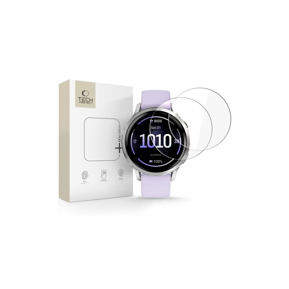 Tech-Protect Tech-Protect Hydro flex+ hydrogel film 2-pack för Garmin Ven...