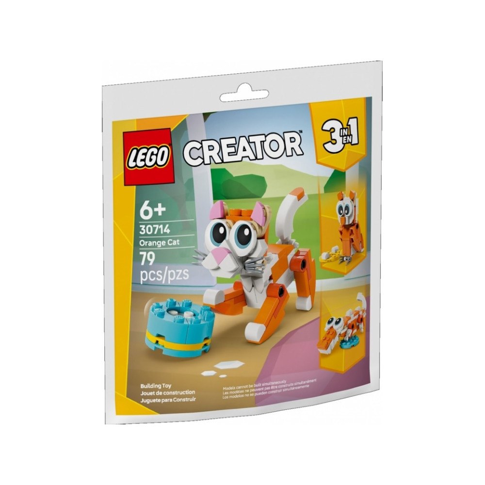 LEGO LEGO 30714 Creator 3-in-1 byggset med orange katt, 79 delar,...