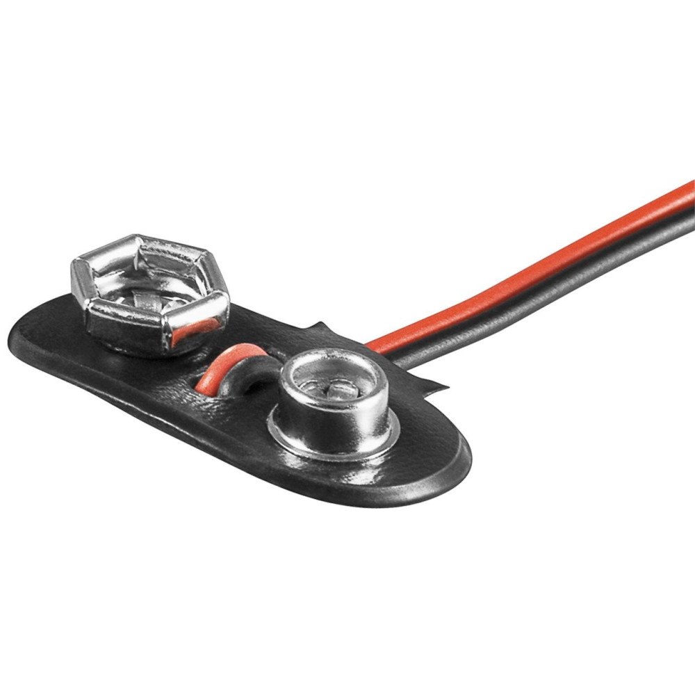 Goobay Goobay 11446, 9V, Syntetisk, Svart, Röd, -20