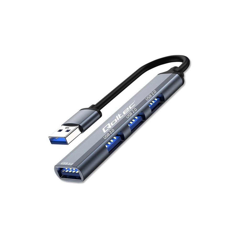 Qoltec Qoltec - hubb - 4 portar