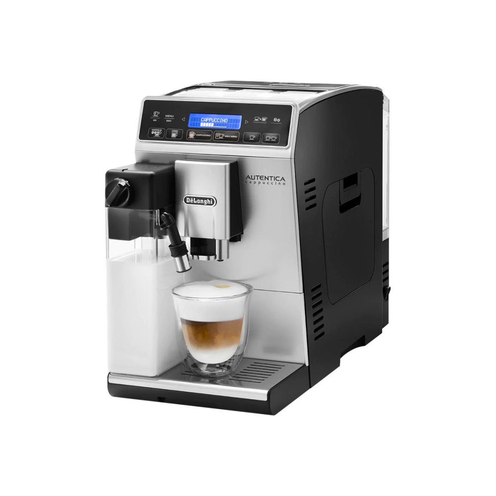 Delonghi De'Longhi Autentica Cappuccino ETAM 29.660.SB - automatisk kaffekokare med mjölkskummare - silver