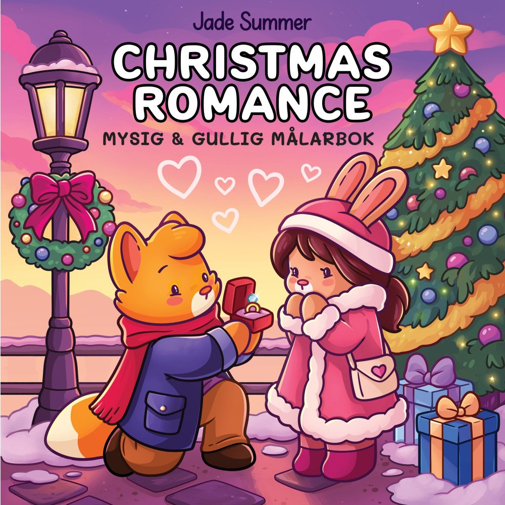 Jade Summer Christmas Romance : Mysig och gullig Cozy Coloring målarbok från Jade Summer (häftad)