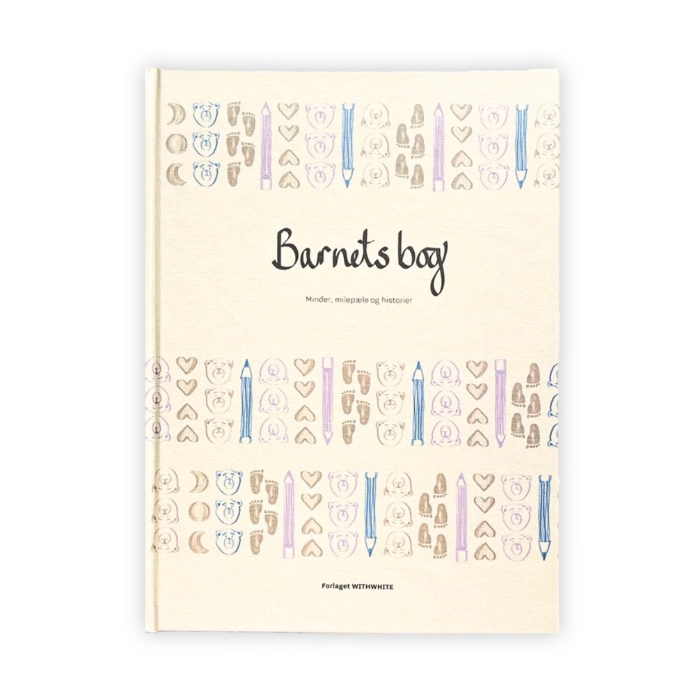 Forlaget WITHWHITE Forlaget WITHWHITE Minnesbok för baby A4, Julie Dam Andersen...
