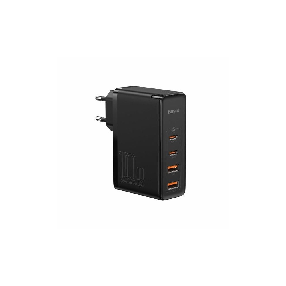 Baseus Baseus GaN2 Pro CCGAN2P-L01 väggladdare 100 W, 2 USB-C + 2 U...