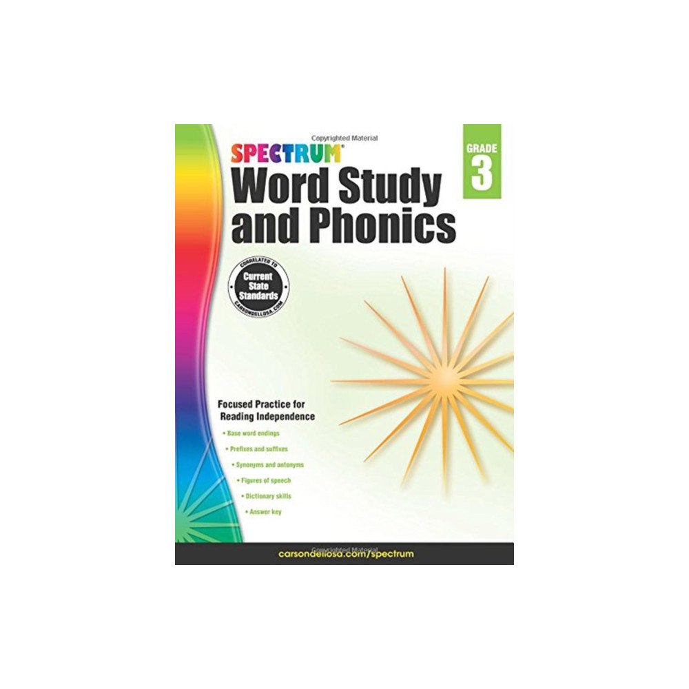 Carson Dellosa Publishing Spectrum Word Study and Phonics (häftad, eng)