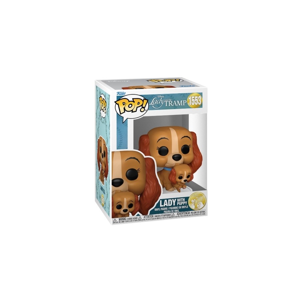 FUNKO Funko POP vinylfigur Disney Lady and the Tramp, Lady med val...