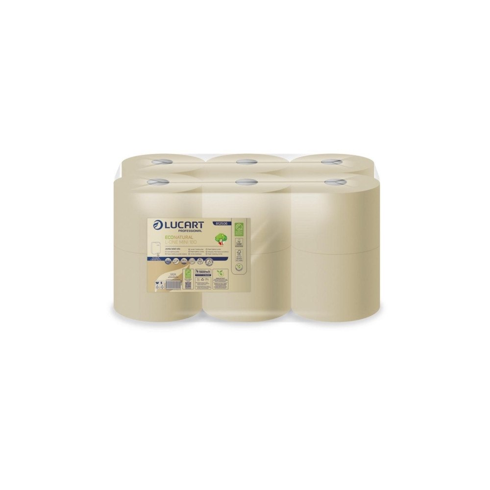 LUCART Lucart EcoNatural L-ONE MINI 180 centrefeed toalettpapper, 2...