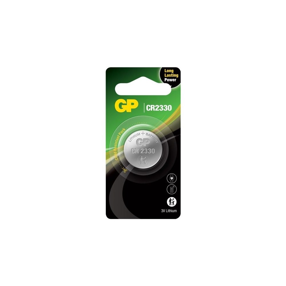 GP Batteries GP Batteries Lithium CR2330, Engångsbatteri, CR2330, Litium,...