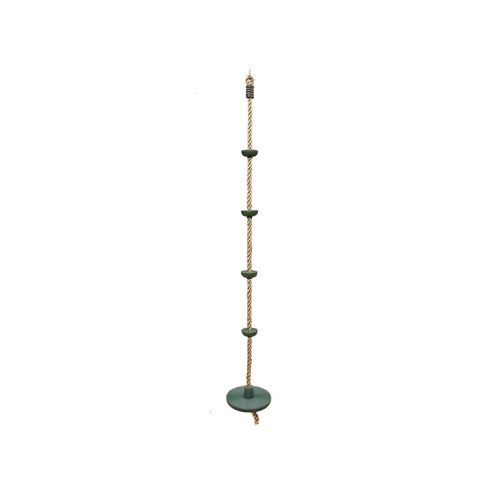 KREA KREA Swing gunga och klätterrep 1,6 meter, sits Ø 30 cm, 4 k...