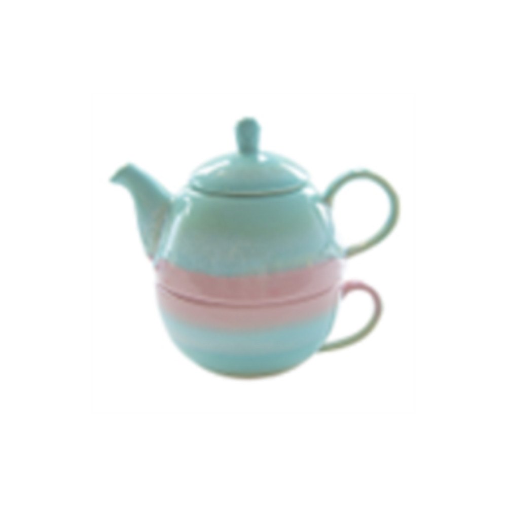 SASS & BELLE Pastel Ombre Tea For One Pink & Green