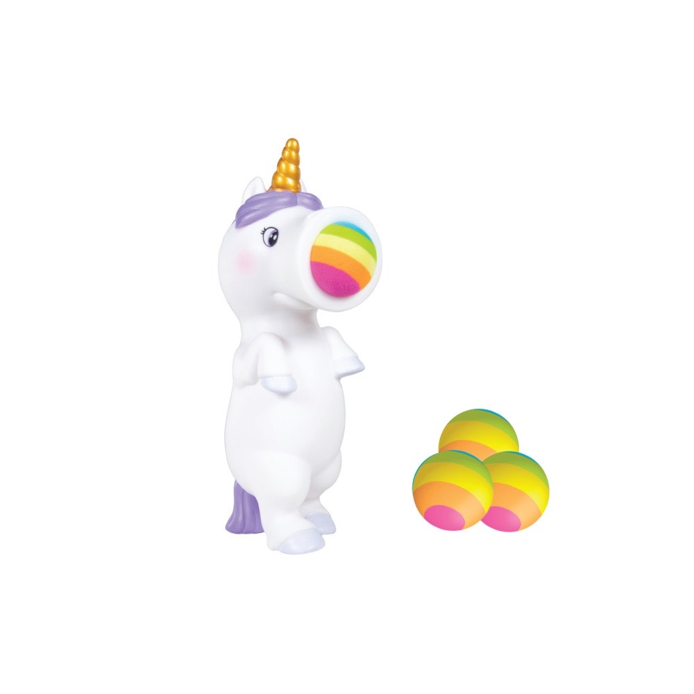 Paul Lamond Games Unicorn White Squeeze popper