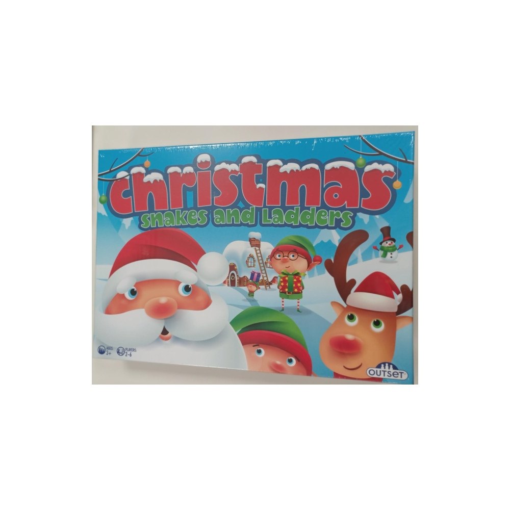 Cheatwell Christmas Snakes & Ladders Board Game