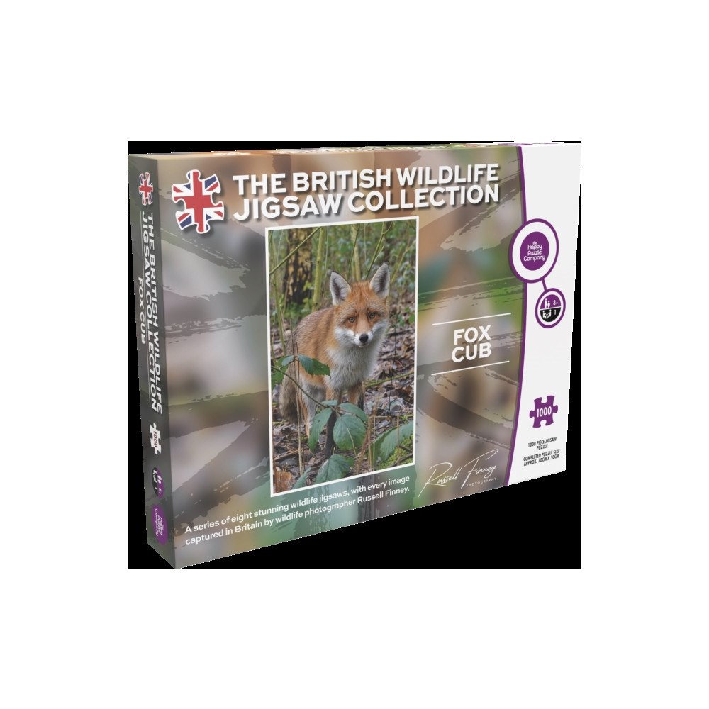 GO ON MAKE ME Fox Cub 1000 Piece Puzzle
