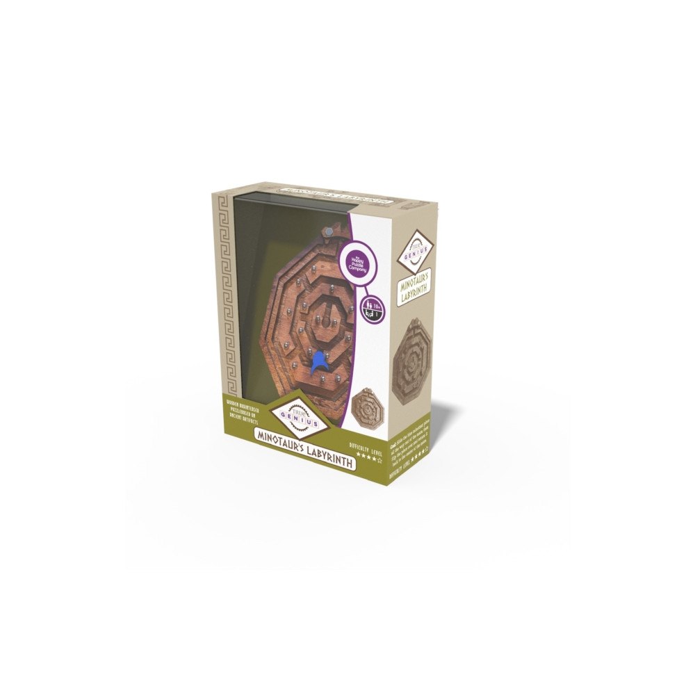 GO ON MAKE ME Minotaur'S Labyrinth Wooden Brain Teaser