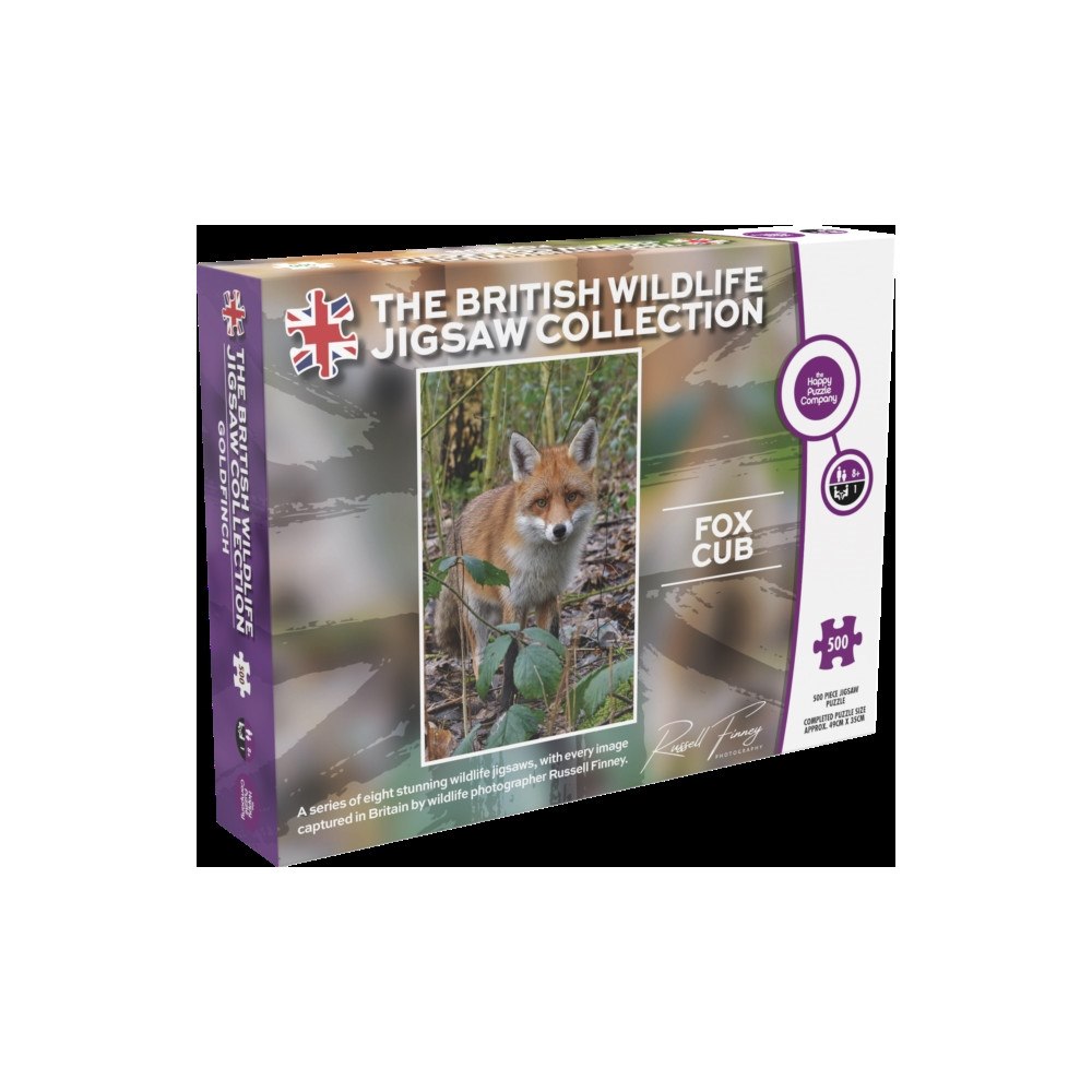 GO ON MAKE ME Fox Cub 500 Piece Puzzle