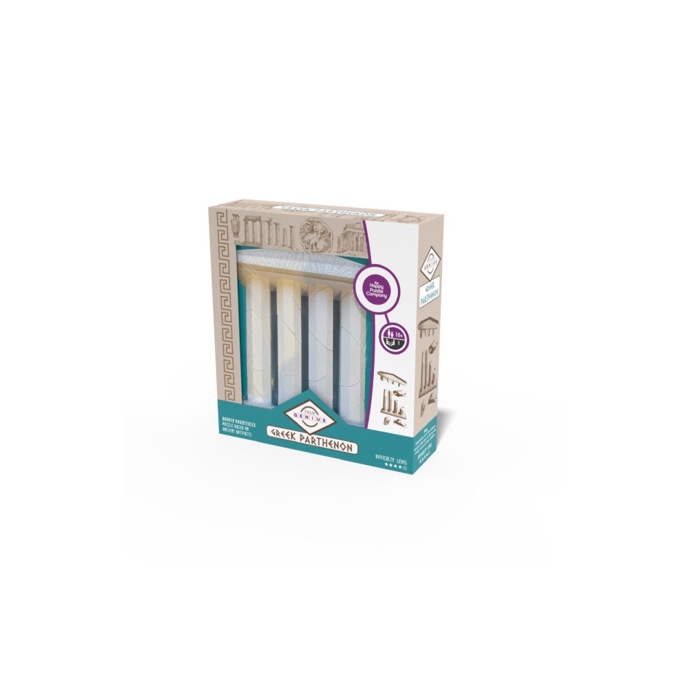 GO ON MAKE ME Parthenon Wooden Puzzle