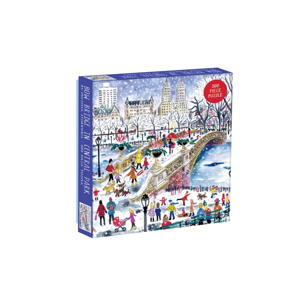Galison Michael Storrings Bow Bridge In Central Park 500 Piece Puzzle