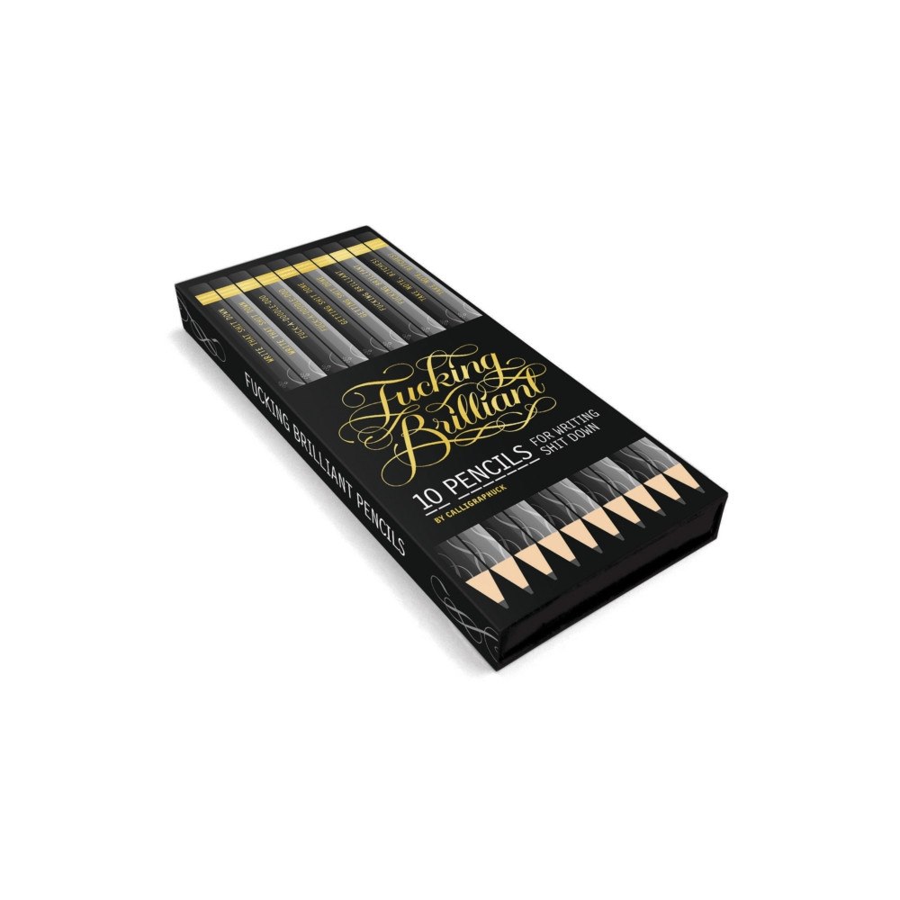 Chronicle Books Fucking Brilliant Pencils