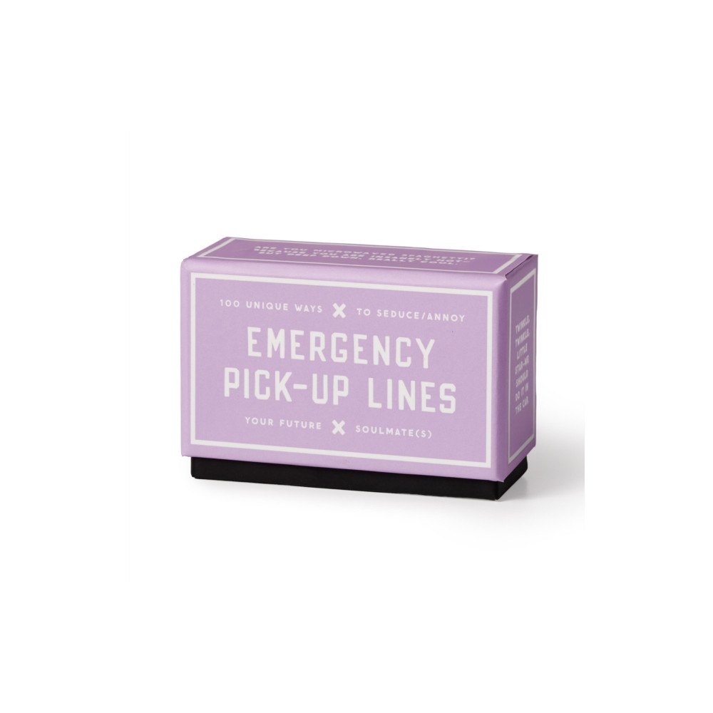 Galison Emergency Pick-up Lines Card Set