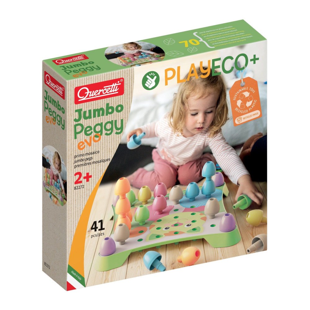 Quercetti Quercetti Playbio Jumbo Peggy 040-82272 leksak, 2 år, flerfä...