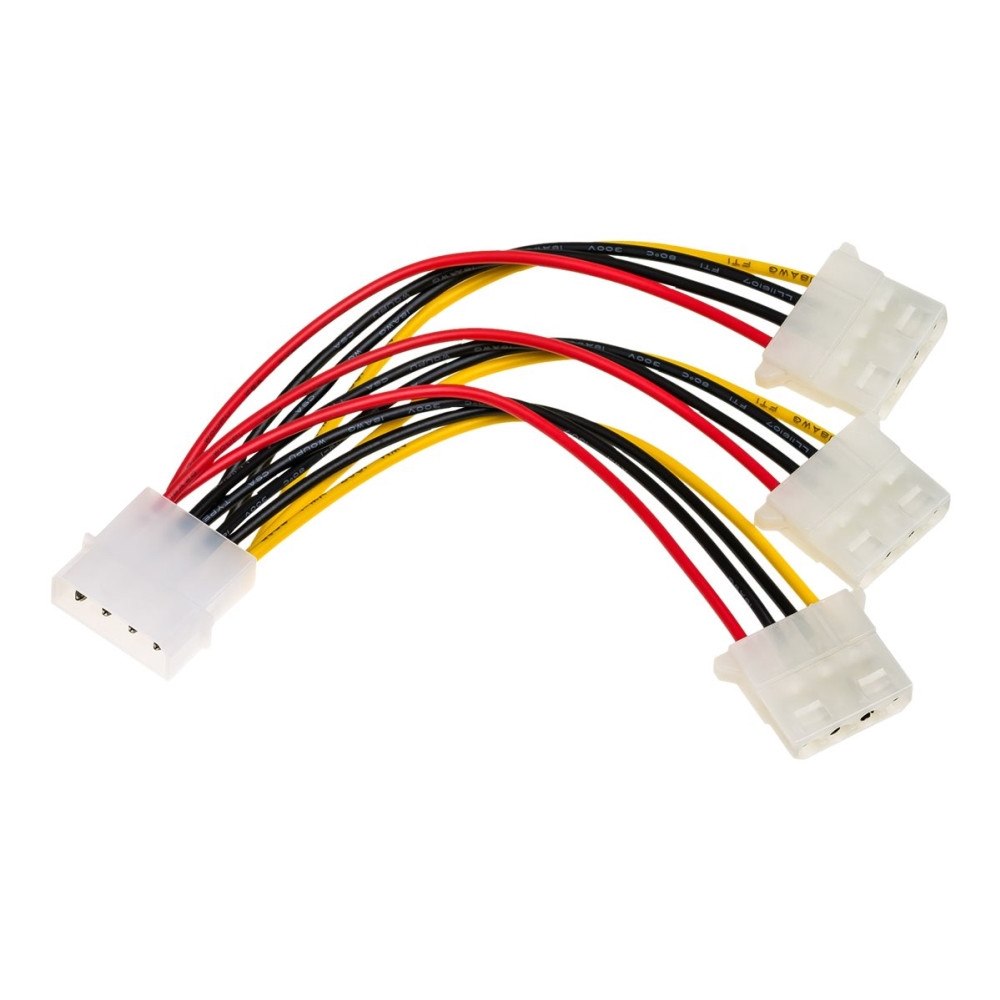 Akyga Akyga - strömdelare - 4 pin intern effekt till 4 pin intern effekt - 15 cm
