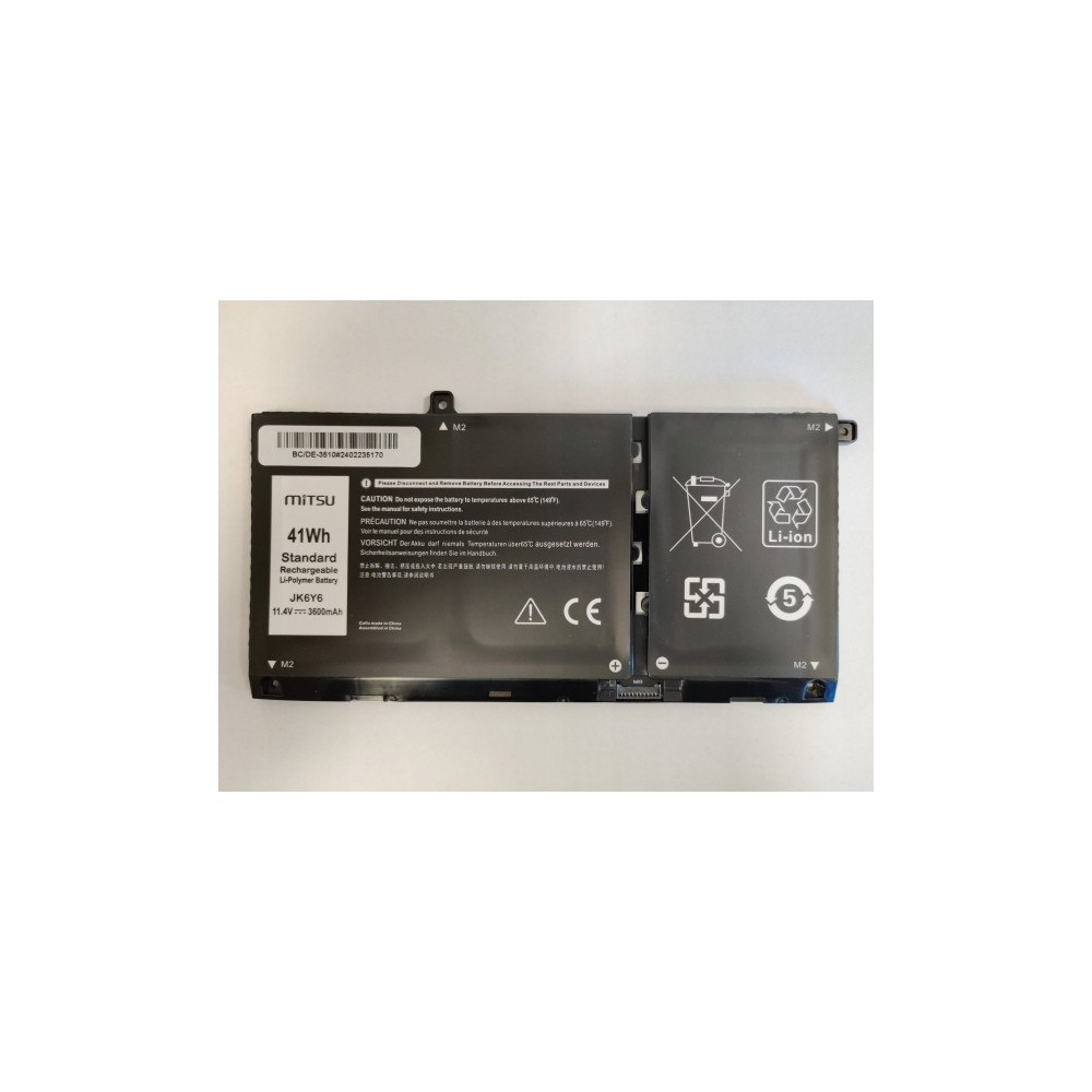 MITSU Bateria Mitsu Bateria JK6Y6 do Dell Latitude 3410 3510 Inspi...