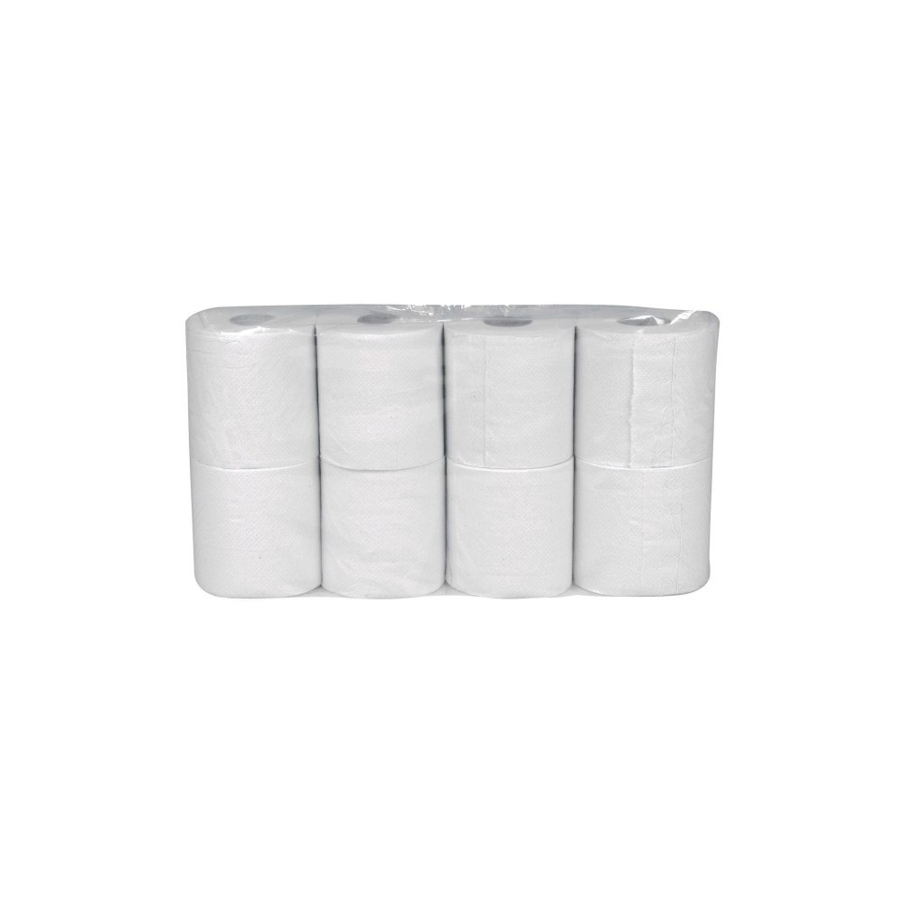 NO MANUFACTURER Toalettpapper, Abena®, 2-lagers, 250 ark, vitt, förpackning...