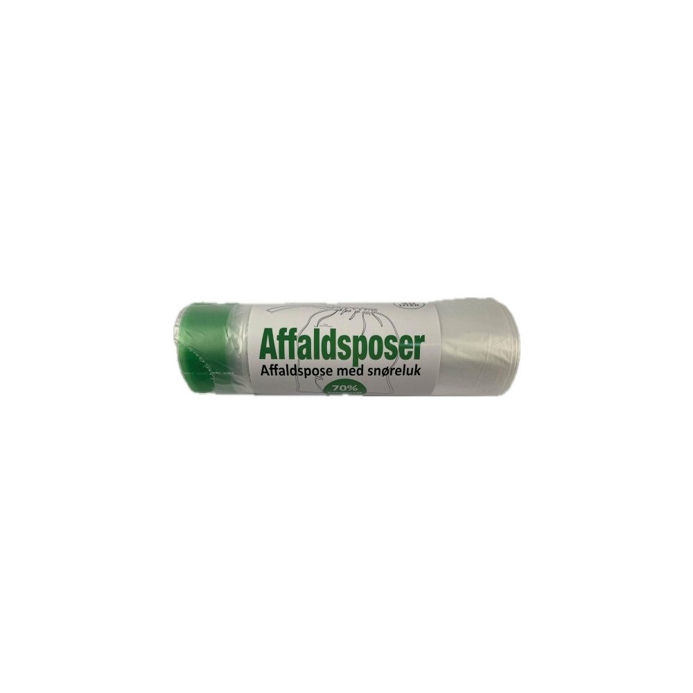 Minatol Handelsselskab ApS Affaldspose, Minatol RL12, 30 l, 20 my, HxB: 65 x 50 cm, kla...