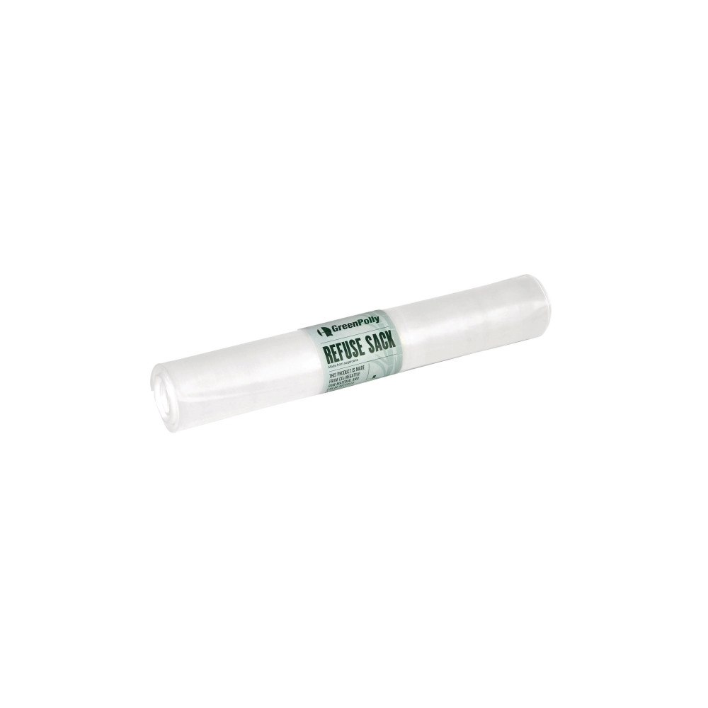 BIOBAG AB Affaldssække, BioBag, 125 L, 45 µm, HxB: 115 x 75 cm, klar,...