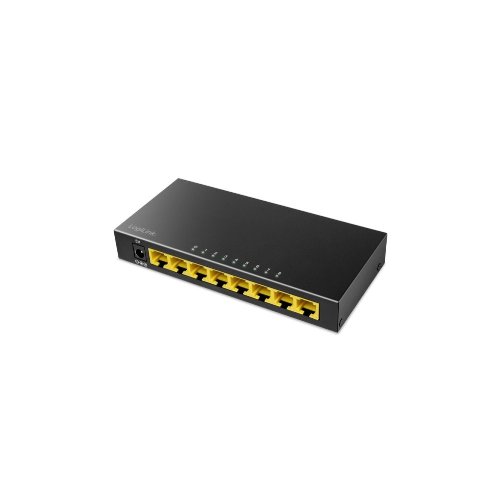 LogiLink LogiLink - switch - metallhölje - 8 portar