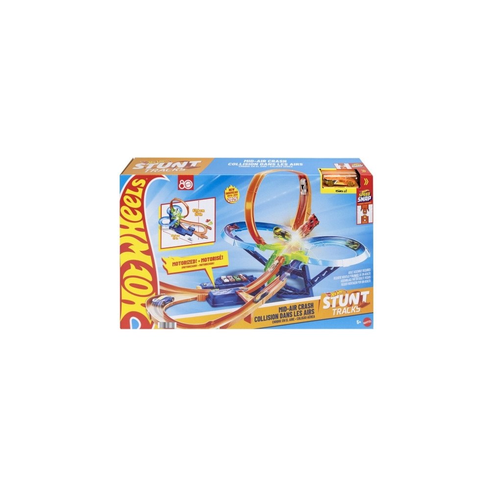 Hot Wheels Hot Wheels JFD12 Stunt Tracks Big Air Crash bilbana med 1:64...