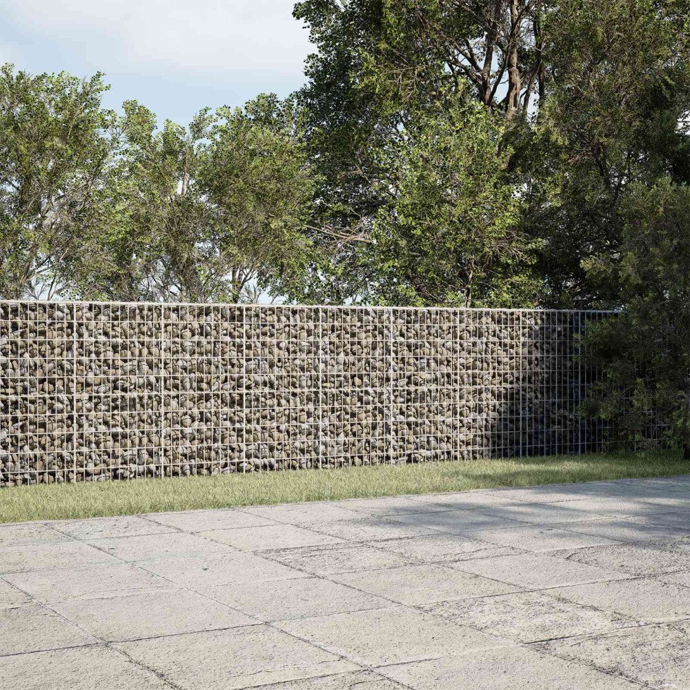 vidaXL Gabion med 5 mm tråd och 5x10 cm nät 1050x50x100 cm