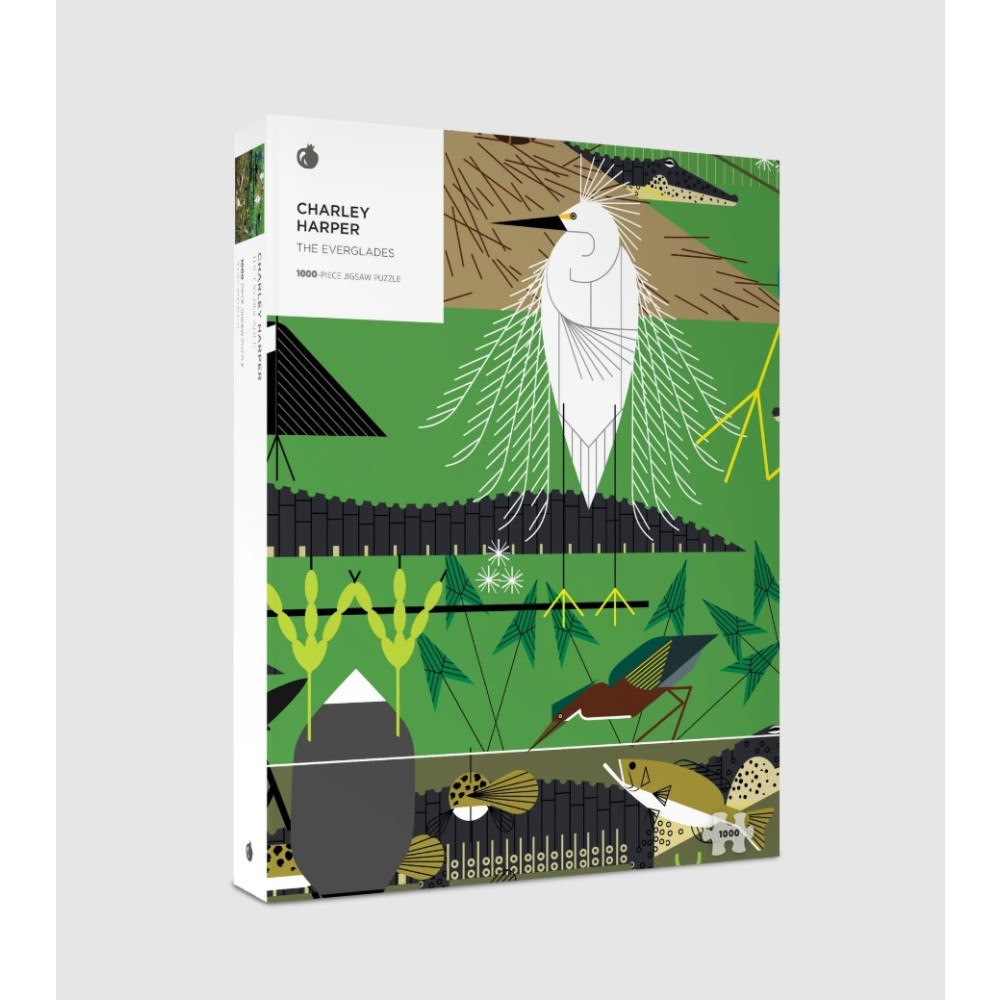 Pomegranate Europe Ltd Charley Harper: The Everglades 1000-Piece Jigsaw Puzzle