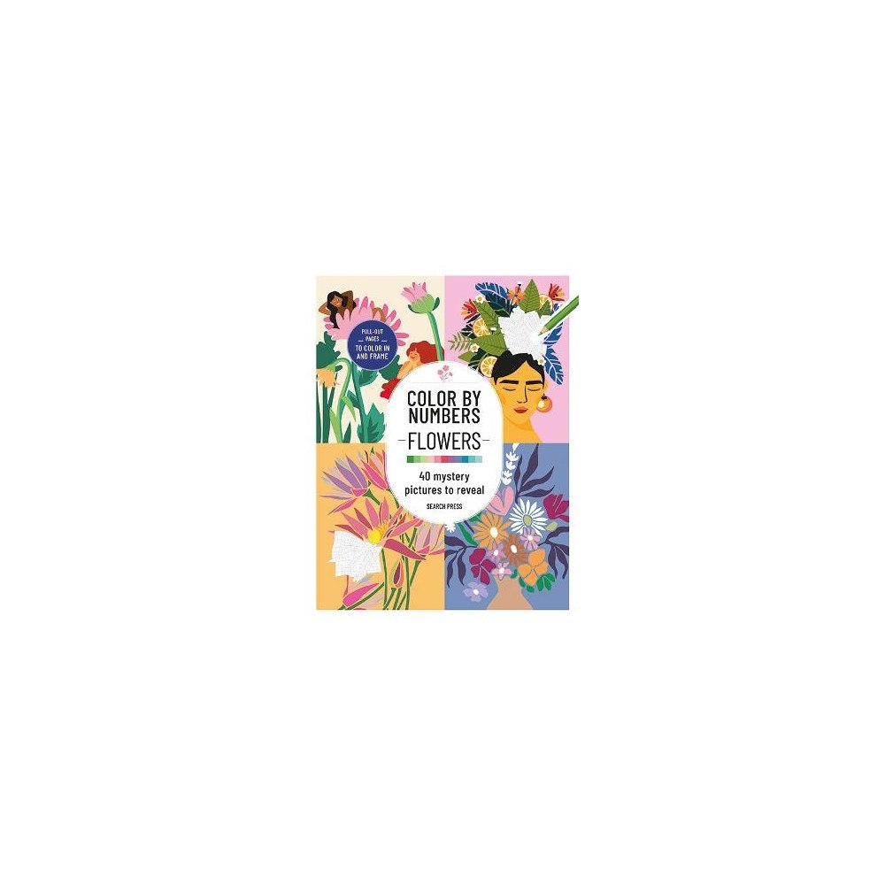 Search Press Color by Numbers: Flowers (häftad, eng)