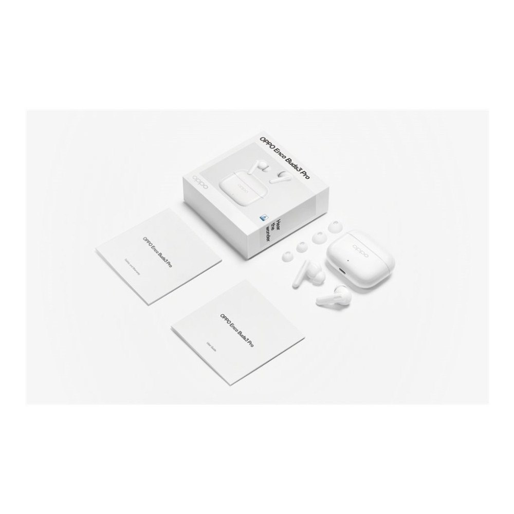 OPPO OPPO Enco Buds3 Pro helt trådlösa hörlurar Bluetooth 5.4, vi...