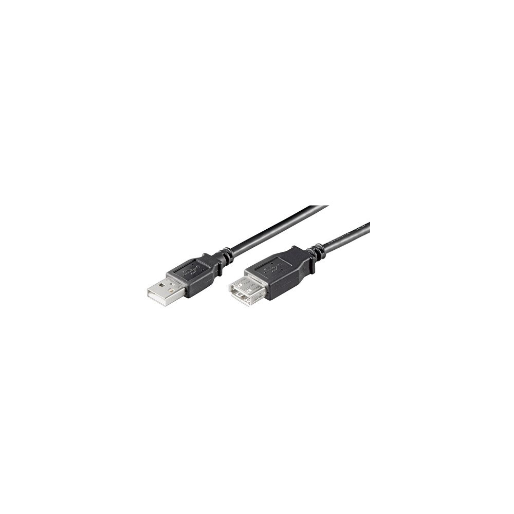 WENTRONIC GMBH Goobay USB 2.0-förlängningskabel USB 2.0 hane (typ A) till U...