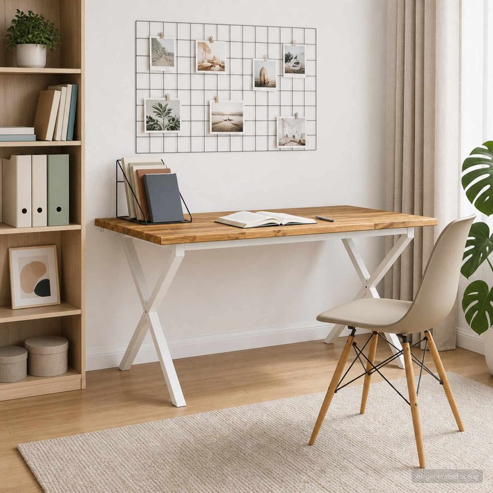 vidaXL Live Edge Matbord 160 x 80 x 75 cm Massivt Akaciaträ Vit