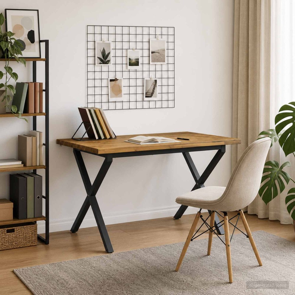 vidaXL Live Edge Matbord 90 x 55 x 75 cm Massivt Akaciaträ
