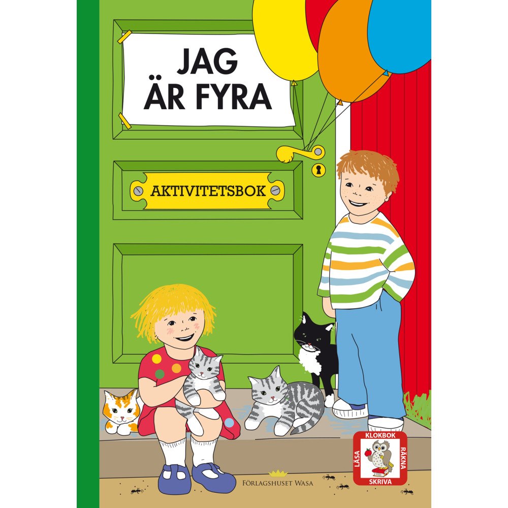ILKA/Förlagshuset Wasa Jag är fyra : aktivitetsbok (Set om 5 st) (häftad)