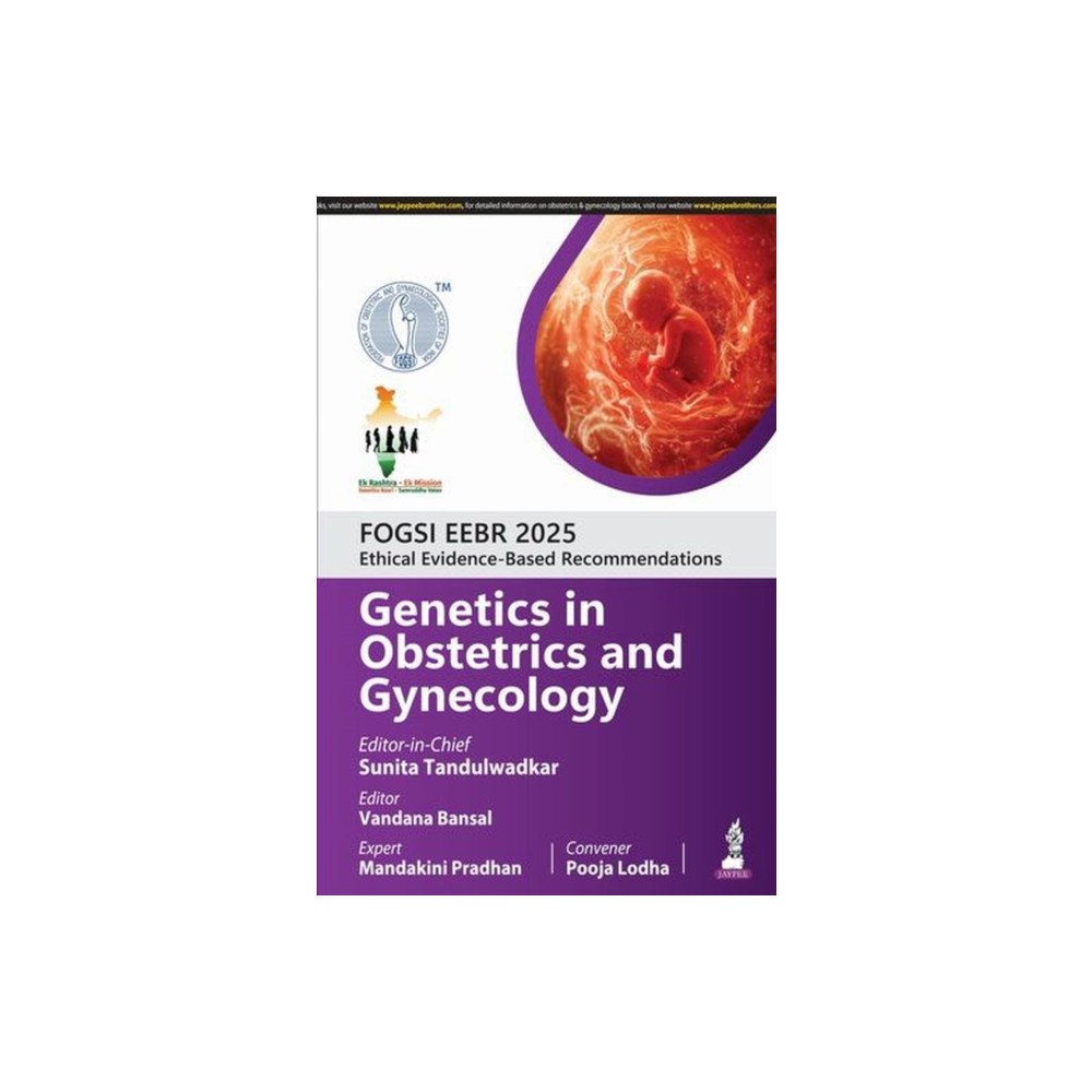 Jaypee Brothers Medical Publishers FOGSI EEBR 2025: Ethical Evidence-Based Recommendations: Genetics in Obstetrics and Gynecology (häftad, eng)