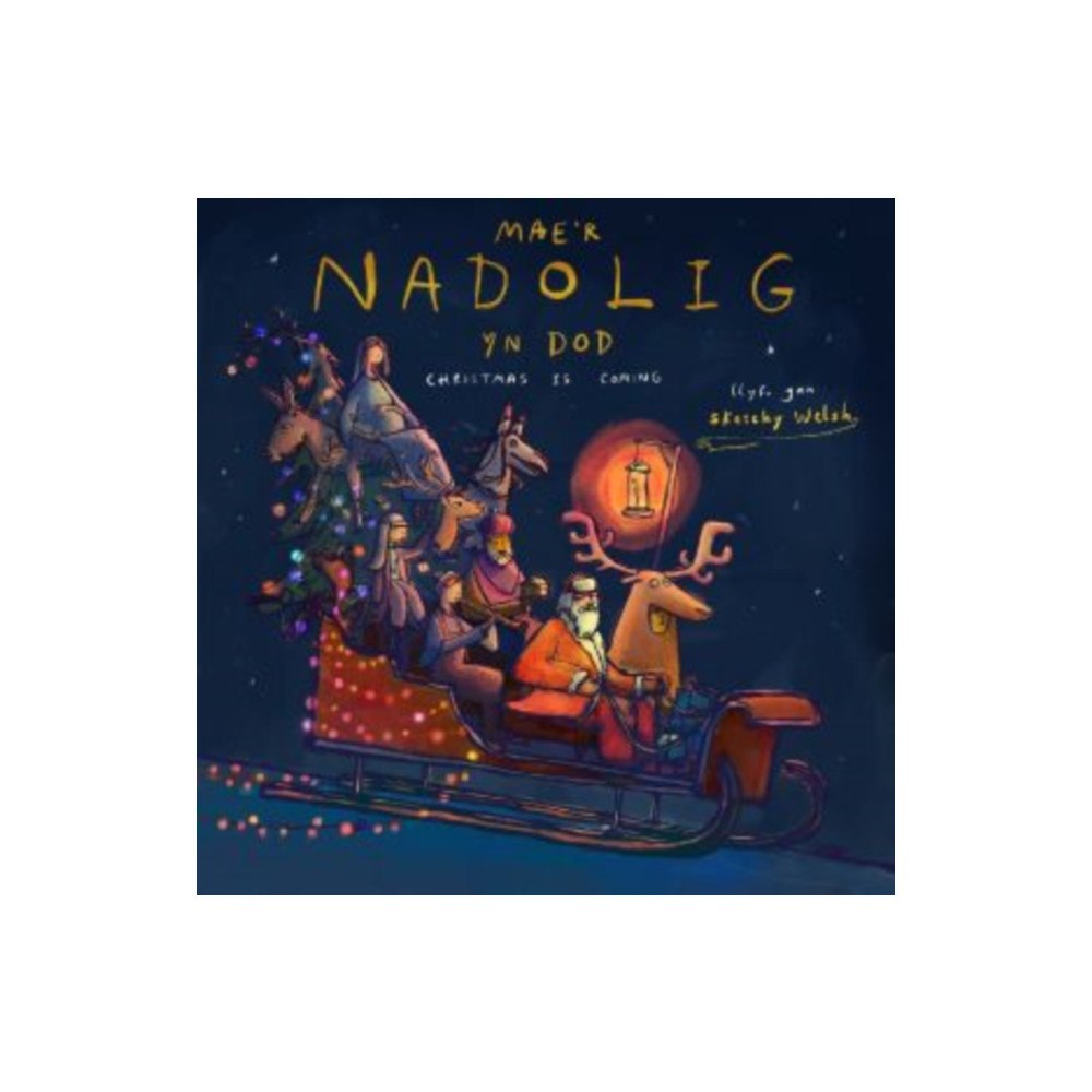 Sebra Mae'r Nadolig yn Dod / Christmas is Coming (inbunden, wel)