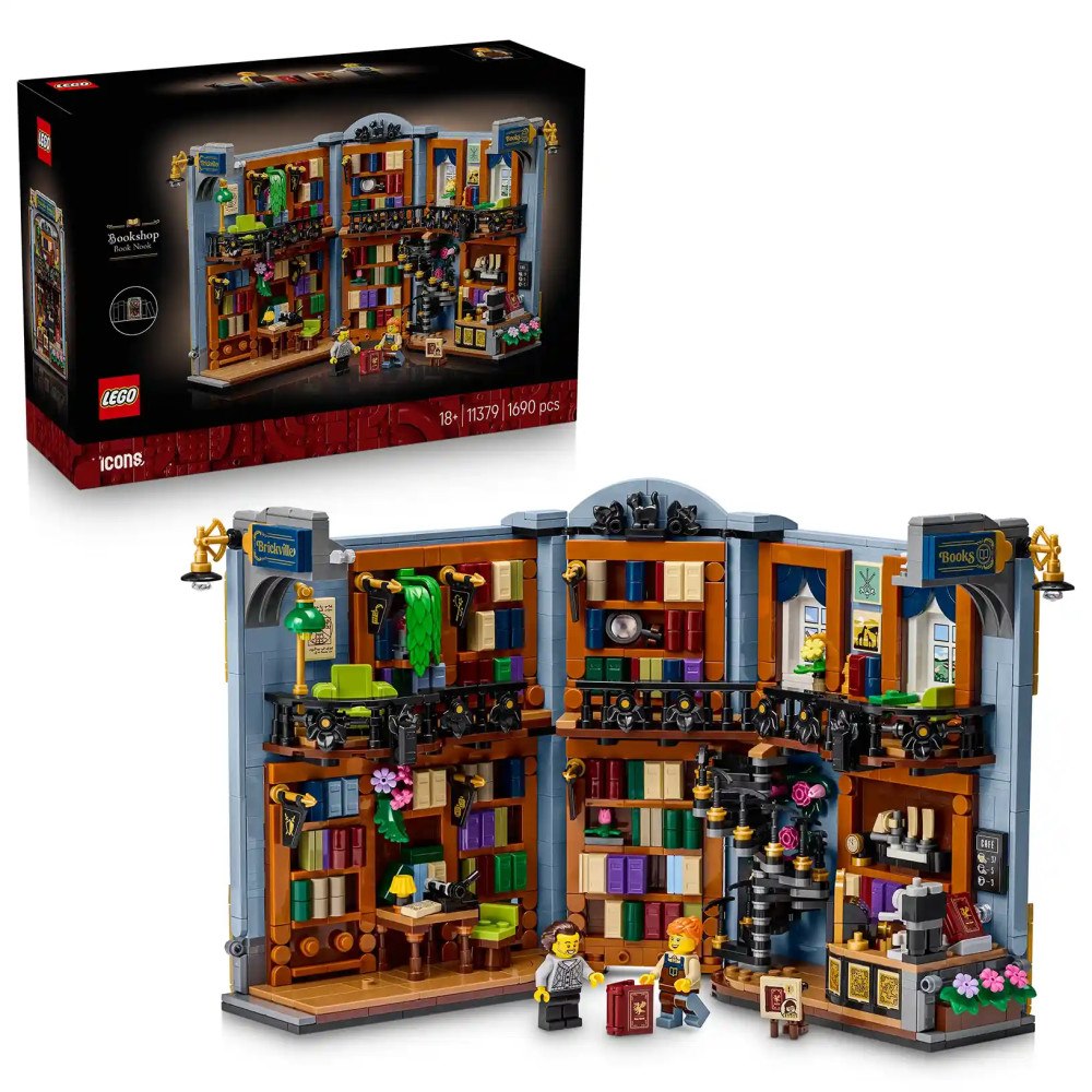 LEGO® LEGO® Icons 11379 Knižní zarážka: Knihkupectví